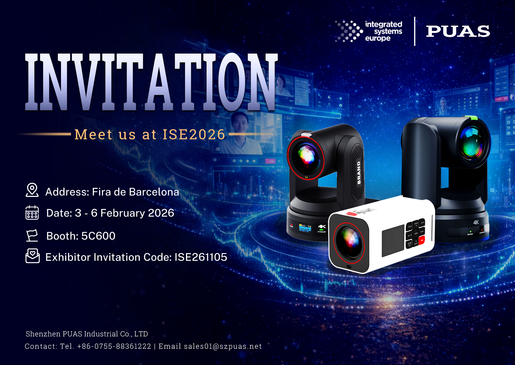 普奥视ISE2026邀请函